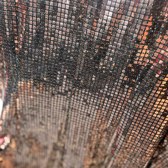 Zara Metallic Sequin Dress - Picture 6 of 7